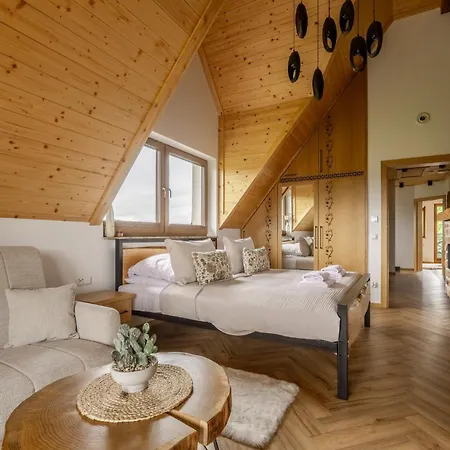 Gawra - Dom Premium Dla 16 Osob Lub 2 Apartamenty ,Sauna, Jacuzzi, Bukowina Tatrzanska Apartmán Czarna Góra