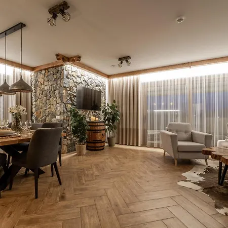 Gawra - Dom Premium Dla 16 Osob Lub 2 Apartamenty ,Sauna, Jacuzzi, Bukowina Tatrzanska Apartmán